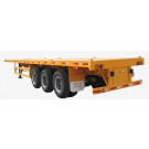 CIMC 3 axles flat bed container semitrailer 40ft