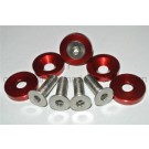 CNC Lathe Anodized M6 Bumper Fender Washer with Your Logo