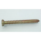 Carbon Steel Flat Head Concrete Screw Yellow Zinc
