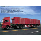Cargo Semi Trailer with Truck Head