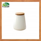 Ceramic Seal Pot / Spice Jar with Bamboo Lid