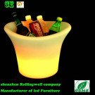 Cheap Rechargeable LED Illuminated Ice Bucket for Bar Decoration