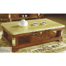 Cheapantique Coffee Table with Marble Top (TM-C-28)