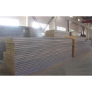 Cheaper/Competitive/Low Price 200mm 0.8mm Steel Thickness Rock Wool Sandwich Panel