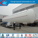 China Chemical LPG Semi Trailer Isobutane Propane Tanker Trailer Mounded Bulltes Tri-Axle Semi Trailer