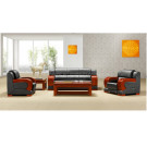 China Manufacturer Office Furniture! Genuine Leather Sofa Set (HY-S805)