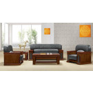 China Manufacturer Office Furniture! Genuine Leather Sofa Set (HY-S889)