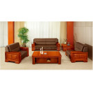 China Manufacturer Office Furniture! Genuine Leather Sofa Set (HY-S898)