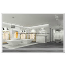 Classic Women Clothes Display Showcase for Shop Interior Design