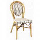 Coffee Aluminum Rattan Bamboo Looking Chair (BC-08002)