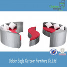 Comb Wicker Outdoor Sofa Garden Round Sofa