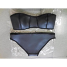 Customized Sexy Women Neoprene Material Strapless Bikinis