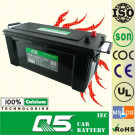 DIN-65033 12V150AH,MF Auto Rechargeable Battery