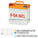 DIN36 DIN Standard- Dry Charged Car Battery 12V 36ah