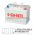 DIN66 DIN Standard- Dry Charged Car Battery 12V 66ah