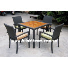 Dining Chair and Table / Rattan Garden Furniture (BP-379)