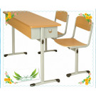 Double Desk and Chair/High Student Desk and Chair/School Furniture (SF-58)