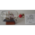 Drift Glass Bottle Wooden Decoration Marine Gifts (DF8109-1)