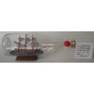 Drift Glass Bottle Wooden Decoration Marine Gifts (DF834A)