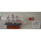 Drift Glass Bottle Wooden Decoration Marine Gifts (DF843-3)