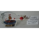 Drift Glass Bottle Wooden Decoration Marine Gifts (DF895E)