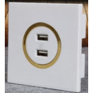 Dual USB Wall Socket, Twin USB Wall Socket