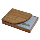 Electronic Food Kitchen Scale, Digital Bamboo Kitchen Scale