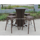 Elegant Bar Chair and Table with PS-Wood CF878