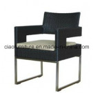 Elegant Unique Outdoor Furniture Black Rattan Armchair (CF1012C)