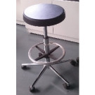 Ergonomic Labartory ESD Anti Static Chair Stool with Foot Ring (PS-LC-003)