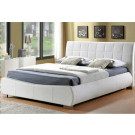 Europe White Color Leather Bed Vb-13