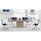Fashion 4 Seats Workstation for Office Use (HF-CB004)