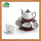 Fashion Silver Plated Ceramic Coffee Set