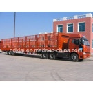 Faw 6X4 Tractor Truck and 80tons Storage Stake Semi Trailer