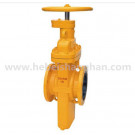 Flat Gate Valve with Conduction Flow Hole