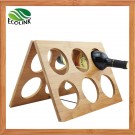 Folding Bamboo Wine Bottle Storage Rack