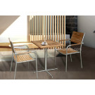 Garden Furniture Outdoor Teak Chair and Bistro Table-Leisure Furniture