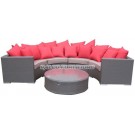 Garden Furniture Outdoor Wicker Rattan Patio Sofa Set (PAS-099.2)