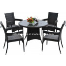 Garden Outdoor Wicker Patio Rattan Dining Set (PAD-1318)