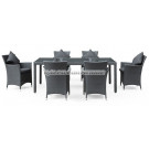 Garden Patio Rattan Outdoor Wicker Dining Set (PAD-003)