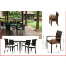 Garden Patio Wicker Outdoor Rattan Furniture (PAD-007)