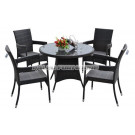 Garden Patio Wicker Rattan Outdoor Dining Table and Chair (PAD-1408)
