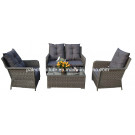 Garden Patio Wicker Rattan Outdoor Furniture Sofa Set (PAS-1423)