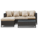 Garden Patio Wicker Rattan Outdoor Sofa (PAS-1101)