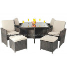Garden Rattan Dining Set (PAD-1109)