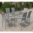 Garden Textilene Chair Patio Wicker Outdoor Rattan Furniture (PAT-6003)