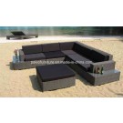 Garden Wicker Outdoor Patio Rattan Sofa Set (PAS-3127)