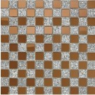 Glass/Metal/Stone Delicate Mosaic Tile for Indoor&Outdoor Decorating