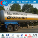 Good Quality Asme 2 Axle LPG Truck Trailer with Q370r