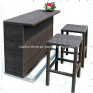 H-8024 Bar Table with 5mm Clear Glass Top Furntiure